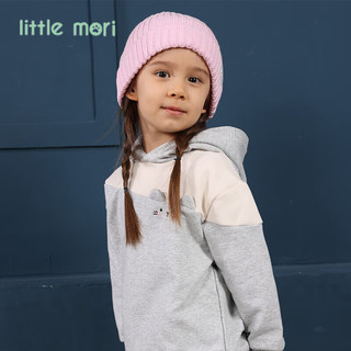 little mori小森林童装卫衣女童春秋款女宝宝运动休闲连帽卫衣