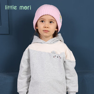 little mori小森林童装卫衣女童春秋款女宝宝运动休闲连帽卫衣
