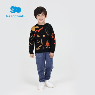 丽婴房（Les enphants）童装儿童裤子男女童宝宝加绒针织长裤中小童休闲裤冬