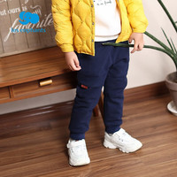 丽婴房（Les enphants）儿童运动裤子男童休闲针织长裤小中童时尚运动裤子春款 咖啡色 130 CM/8岁