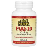 natural Factors 辅酶Q10 PQQ线粒体双效养护 30粒