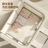 百草园 衣柜收纳箱家用衣服衣物布艺整理盒棉麻被子整理神器折叠筐储物箱
