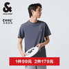 杰克琼斯 杰克·琼斯（JACK&JONES） 春季日常简约百搭多色LOGO刺绣圆领短袖T恤男款225101031 E39暗灰色 常规