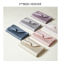 铭都家居MIDO HOUSE铭都床单单件新疆长绒棉100%纯棉床单A类宿舍单人双人三件套 香芋紫【60支长绒棉】 160cm*230cm 【1.0米床】