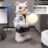 棕榈树 palm tree 猫咪落地摆件 客厅家居饰品