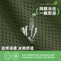 小猪班纳男童防蚊裤夏季薄款儿童冰丝速干运动裤小男孩网眼凉感亲肤裤子 【凉感防晒】纯色/灰 110 【30-37斤】