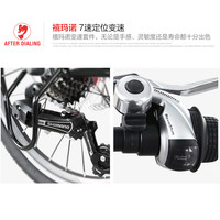 邦德富士达E300折叠自行车禧玛诺变速铝合金超轻便携成人男女单车 20英寸