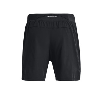 安德玛 UNDERARMOUR）Launch Pro男子7英寸跑步运动短裤1376508 黑色001 M