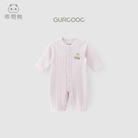 新生儿长袖连体衣夏季薄款空调服宝宝哈衣爬服婴儿纯棉居家睡衣服