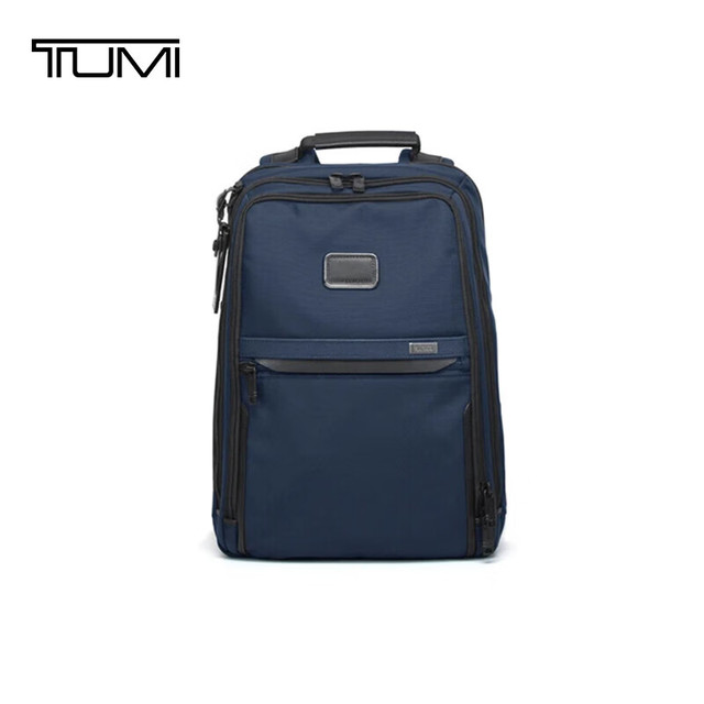TUMI 途明 ALPHA 高端弹道尼龙男士双肩包 02603581NV3E海军蓝