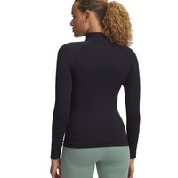 安德玛（UNDERARMOUR）春夏Vanish女子弹性训练运动长袖T恤1388113 黑色001 XS