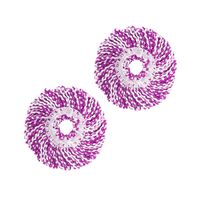 克罗格 XWT 旋转拖把头 替换头 加厚2个装 白色