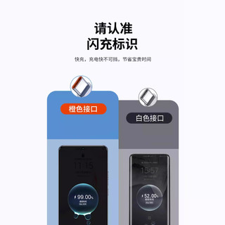 HXJN适用安卓手机66充电器头Mate60pro/50荣耀40快充超级Nova8/7/9/10/w数据线100原w套装120插头快充数据线