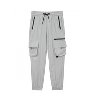 美特斯邦威（Meters Bonwe）休闲裤男秋季运动潮流直筒裤子男舒适休闲-不参与买免活动 L款-烟熏绿-男款 S 男165女155