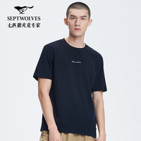  SEPTWOLVES/七匹狼 透气 男士短袖T恤