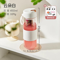 卡罗特便携咖啡杯保温杯女随行杯不锈钢水杯男生杯子 450ml-手提磁吸泡茶杯