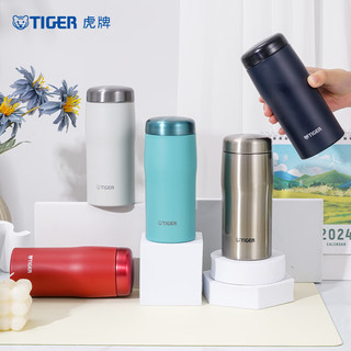 虎牌（TIGER）保温杯商务办公简约风男女水杯MJF-A036-AFT蓝黑色360ML 