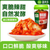 Pulmuone 圃美多 鲜脆韩式泡菜辣白菜1瓶 400g 下饭菜咸菜 辣白菜1罐400g