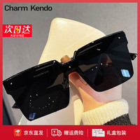 Charm Kendo 新款 偏光太阳镜 亮黑色 男士驾驶镜