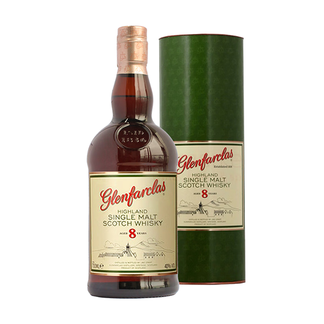 格兰花格 glenfarclas 8年苏格兰单一麦芽威士忌700ml