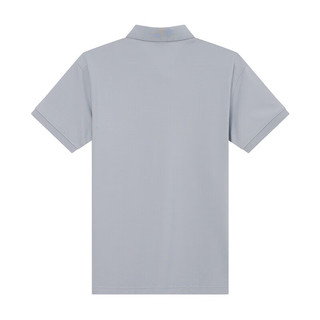 哈吉斯（HAZZYS）男装 25夏PHIZ多色棉短袖POLOASTZE0CBI21 浅灰色LE 2XL（185/104 2XL （185/104A52）
