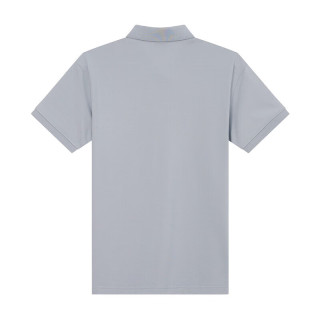 哈吉斯（HAZZYS）男装 25夏PHIZ多色棉短袖POLOASTZE0CBI21 浅灰色LE 2XL（185/104 2XL （185/104A52）