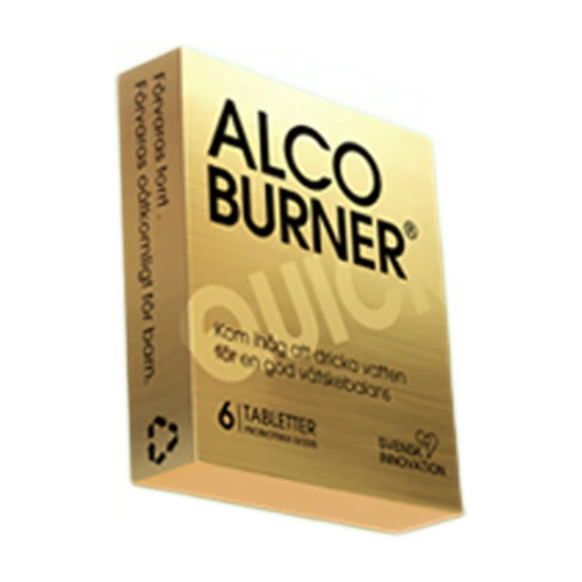 AlcoBurner燃酒灵快速解酒护肝片小金盒 解烈酒药酒前醒酒护肝神器酒局必备