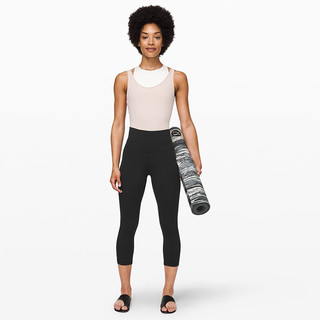 lululemon Align女士高腰紧身裤 黑色 3XS