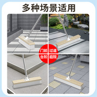 硬毛地刷地板刷不锈钢钢丝刷缝隙清洁刷青苔洗地扫把长柄刷地刷子