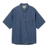 Levi's®SilverTab™25年春夏男士休闲短袖工装牛仔衬衫外套