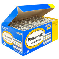 松下 Panasonic 5号电池五号AA碳性40节盒装适用于低耗电玩具/遥控器/挂钟/计算器等