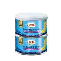 都乐（DOLE）菲律宾进口菠萝罐头糖水型水果罐头 休闲露营方便食品