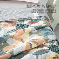 40S全棉面料圆角夹棉床盖舒适亲肤床上用品床盖单件