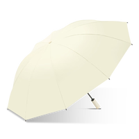 天堂 全自动阳伞三折  反向伞面安全防回弹节节收黑胶晴雨伞