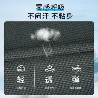 才子（TRIES）男士T恤夏季商务休闲撞色条纹翻领刺绣POLO衫吸汗透气男打底上衣 绿色 2XL （52）
