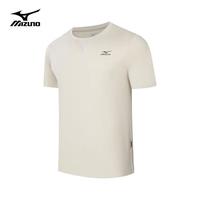 美津浓 Mizuno户外短袖T恤男夏季透气干爽百搭半袖上衣Polo舒适休闲体恤 A2CA3140浅水绿 XL