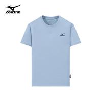 美津浓 Mizuno户外短袖T恤男夏季透气干爽百搭半袖上衣Polo舒适休闲体恤 A2CA3136基础白 2XL
