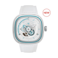 SEVENFRIDAY 七个星期五 表 时尚方盘机械皮带情侣表P3C/10