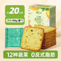 每日生机 十二种蔬菜饼干 180g 1盒