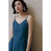 弥古吊带裙v领修身克莱因蓝连衣裙女夏季高级感裙子海边度假沙滩 浪漫制作者()