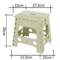 宜家【直销】凳子损坏三年凳子家用便携凳子塑料折叠凳子椅子 北欧风不饱和粉色 30cm 30cm 加大号高度