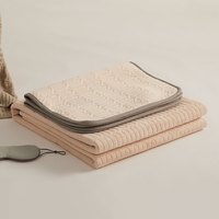 四国纤维 SHIKOKU SENI HANBAI 四国纤维贩卖 毛毯三件套 150cmx200cm 桔色