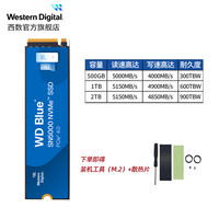 西部数据 蓝盘 SN550 NVMe M.2 固态硬盘（PCI-E3.0）