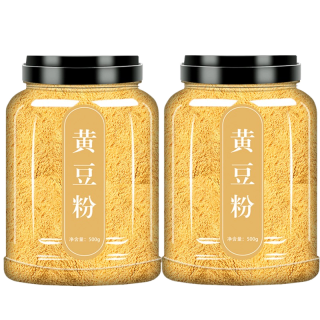 碧康达熟黄豆粉糍粑专用炒熟黄豆面可做驴打滚即食豆乳快餐烘焙原料500g 熟黄豆粉250g*2罐装