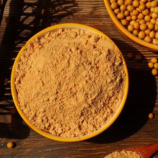 碧康达熟黄豆粉糍粑专用炒熟黄豆面可做驴打滚即食豆乳快餐烘焙原料500g 熟黄豆粉250g*2罐装