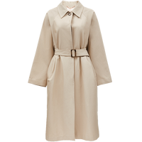 VEROMODA格雷系风衣女春季气质纯色长款插肩袖324121001 C13