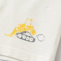 迷你巴拉【5条装】男童宝宝内裤舒适透气不夹pp四角裤衩短裤 粉绿40383-236925170112 110 cm