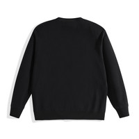 【CN新年系列】太平鸟男装 宽松纯色毛衣休闲毛衫毛开衫B2EAE1156 黑灰1（宽松） XXL