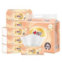 心相印 经典金装系列 抽纸 3层*90抽*8包(180*132mm)