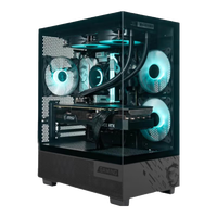 MSI/微星 高性能电竞游戏 电脑主机+RX6600XT 8G显卡+水晶塔标准版PRO机箱